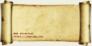 Hana Daničić vizit kartica